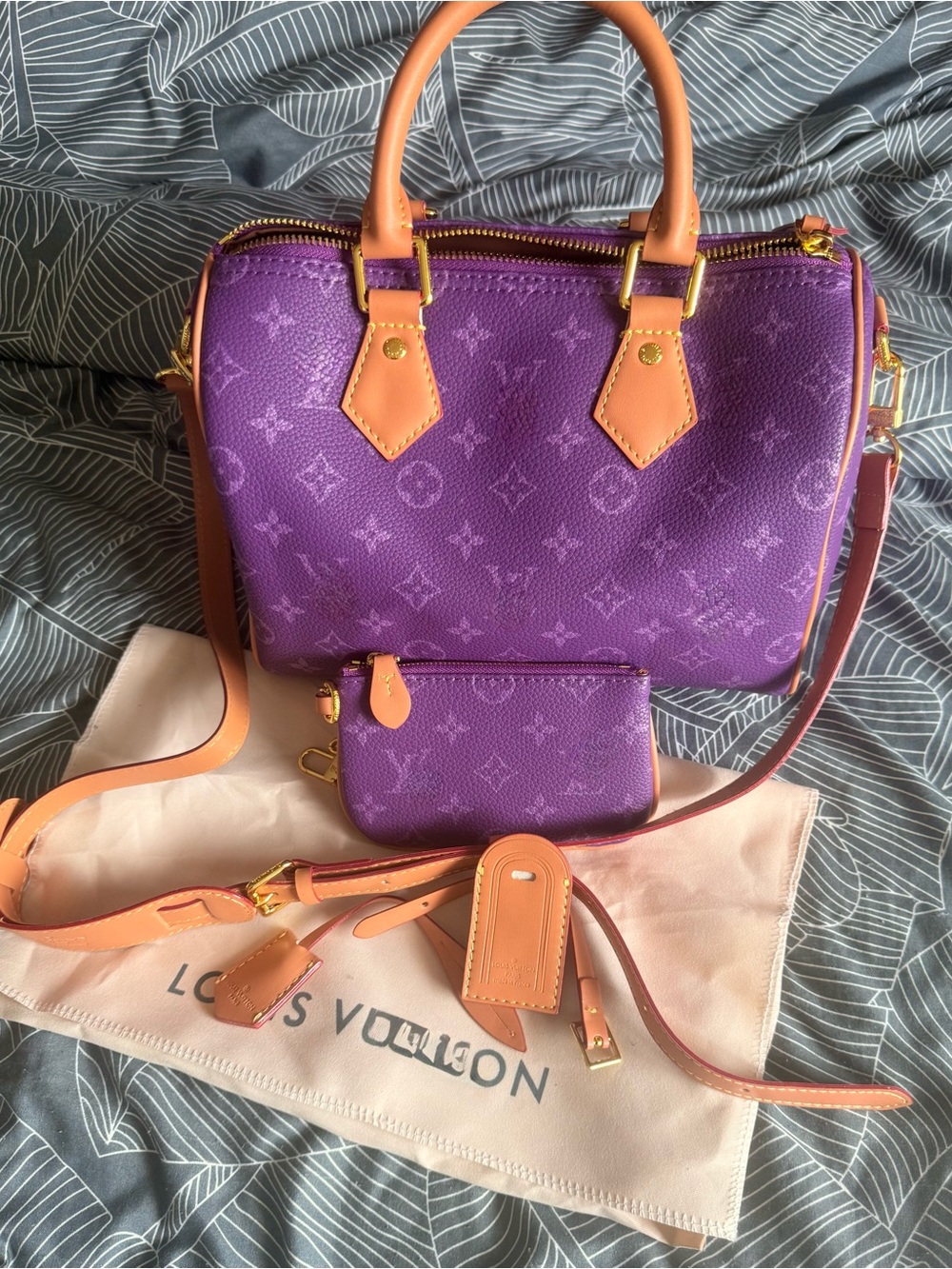 Monogram Satchel Handbag